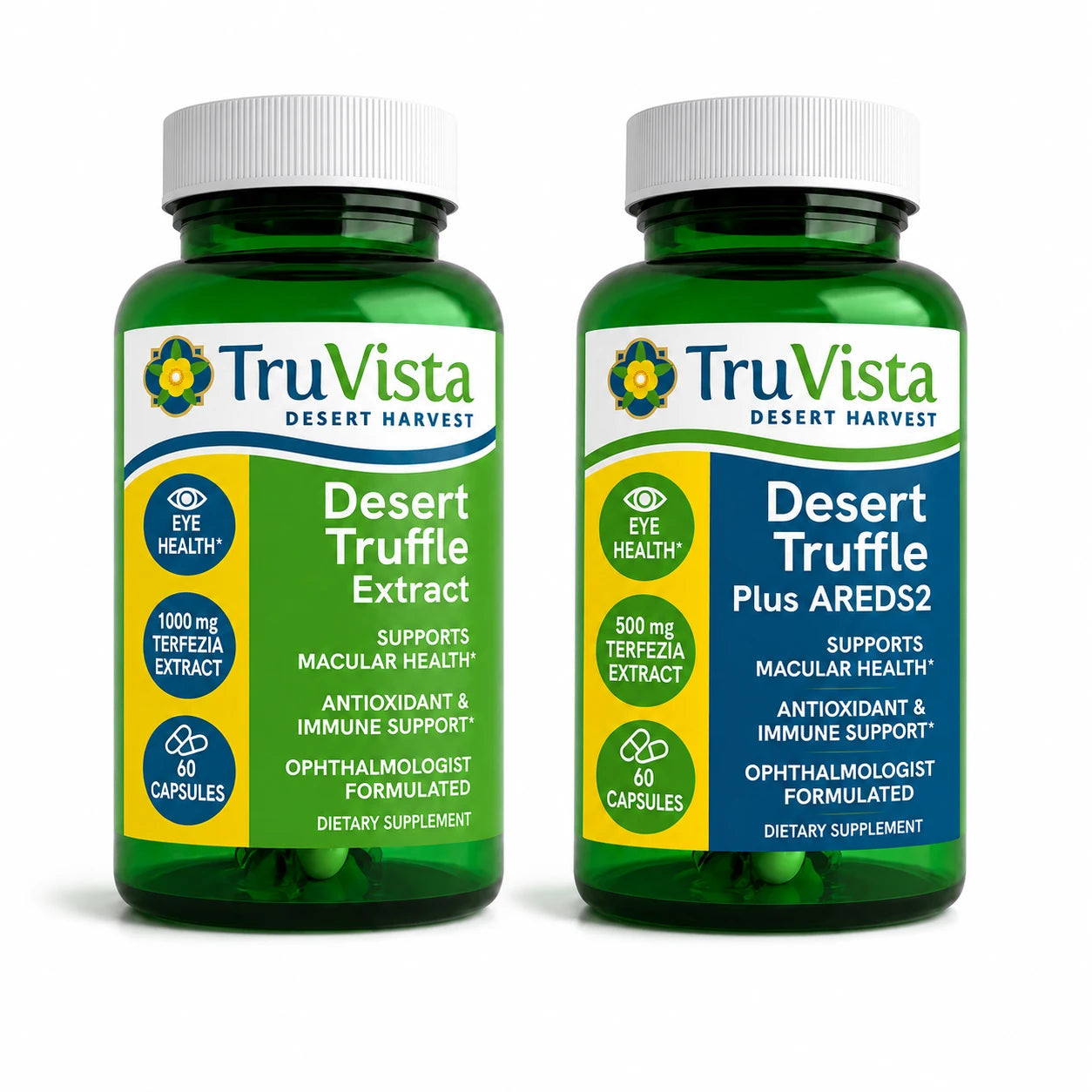 TruVista Desert Truffle Plus AREDS2 ™ and TruVista Desert Truffle Extract™